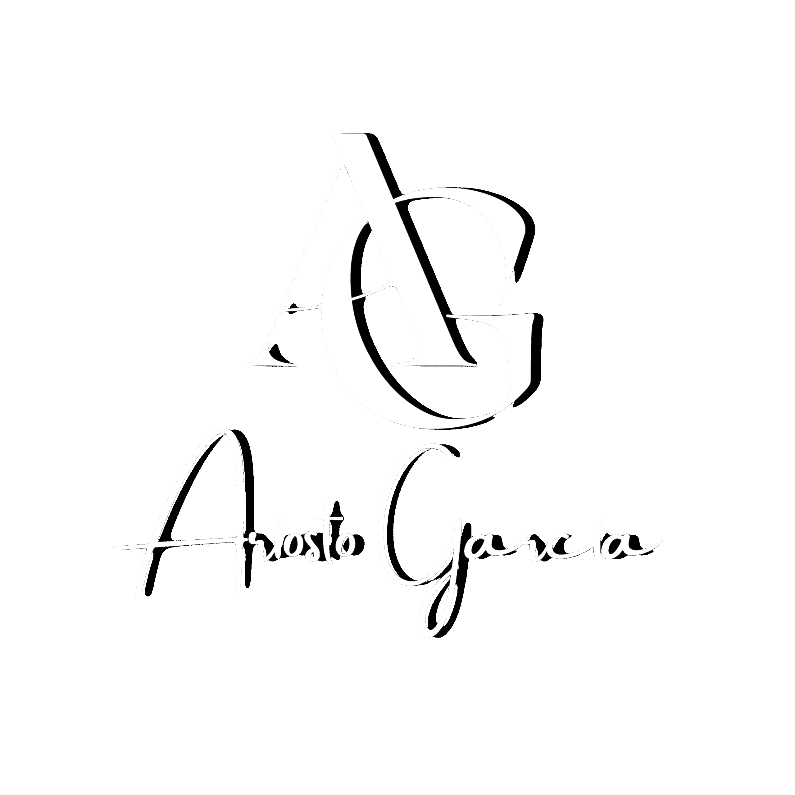 Logo Ariosto García Para fondo Negro copia